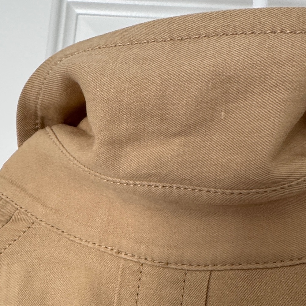 Diane von Furstenberg Beige Utility Shirt Dress - Picture 8 of 8